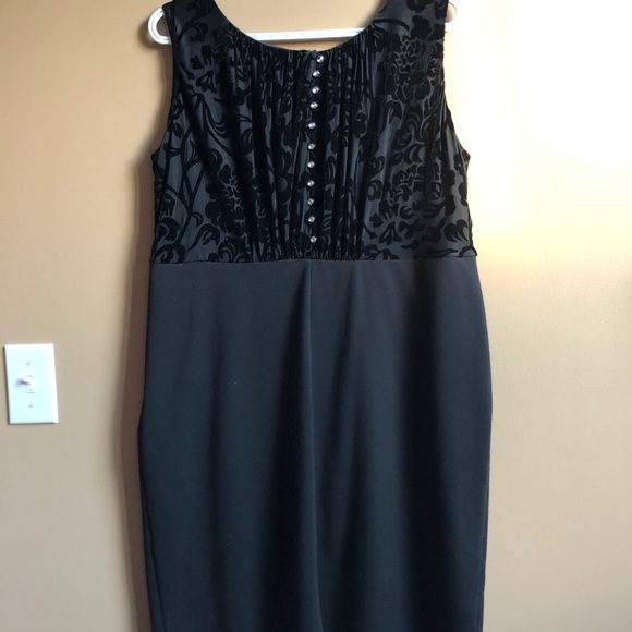 Jessica Black Dress size 16 - Picture 2 of 3